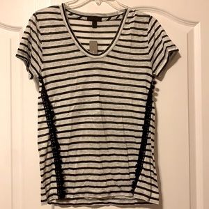 Brand: J. Crew, Size: X-Small, Color: navy and off white striped